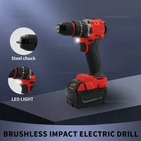 2025 Small Electric Impact Drill 150N.m Brushless Cordless Power Tool Ideal for Home Renovation and DIY with 18V Makita Battery
