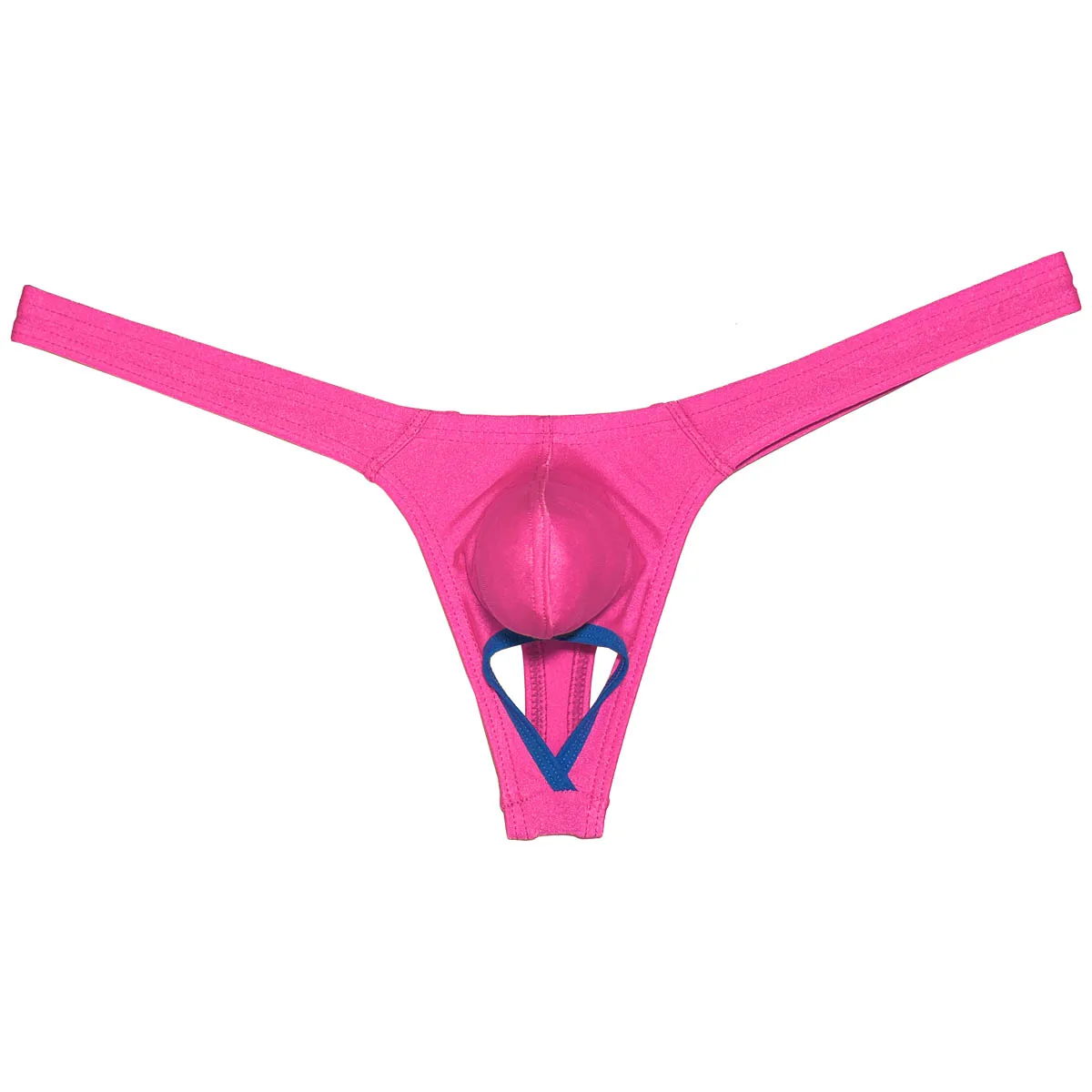 3PACK Men's Thongs Bulge Pouch Underwear Heart Hollow Out Tangas G-string Breathable Bikini Brief Underpants Smoth Sissy Panties