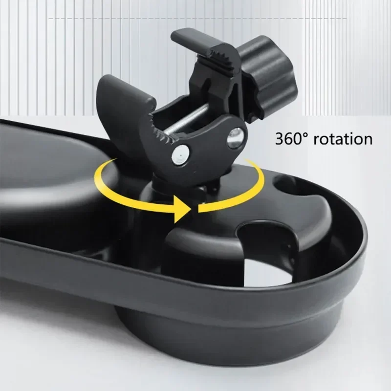 vvocci Pushchair Self Baby Stroller Dinner Table Tray Universal Accessories Plate Kids feeding Dinner Snack with Cup Holder Pram - view 6