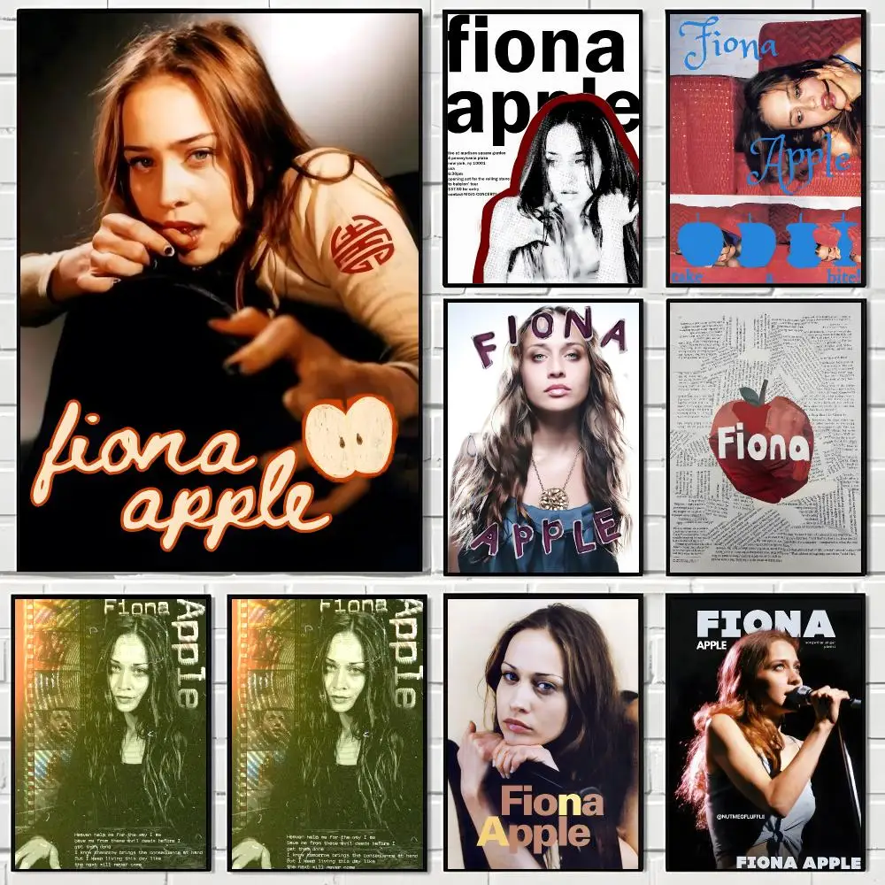 Music Singer F-Fiona Apple Poster Aesthetic Wall Art Canvas Poster Room Decoration Items Bedroom Decor