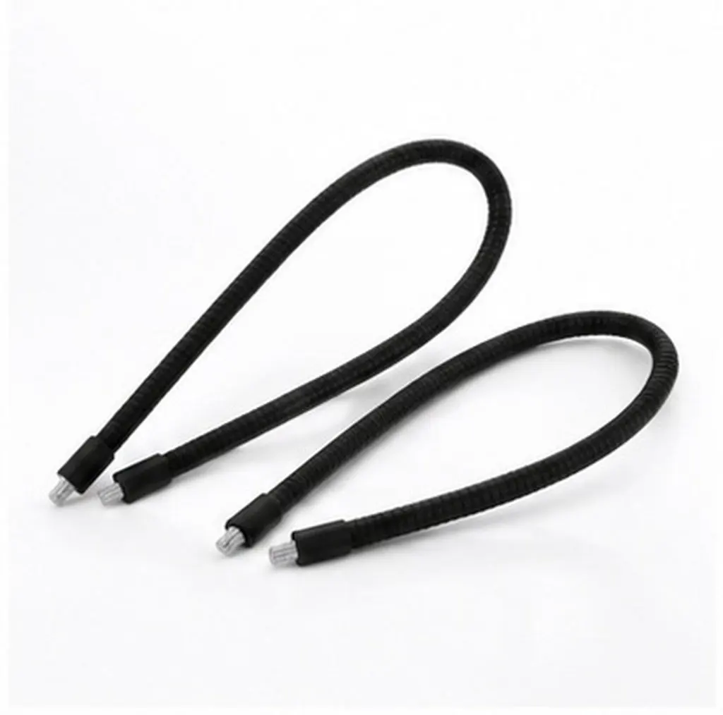 2Pcs 19.65 Inch Bendable Rod Gooseneck Extension Arm Metal Tripod Screw Adapter for Microphone Mobile Phone Bracket Camera