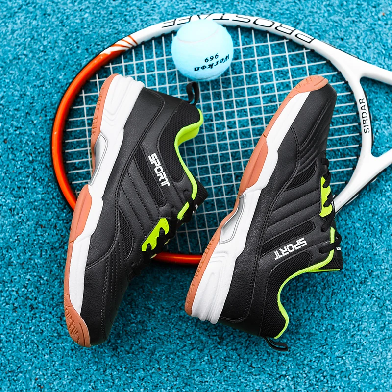 New men's women's badminton shoes lightweight lace-up shoes casual walking shoes table tennis shoes tennis shoes