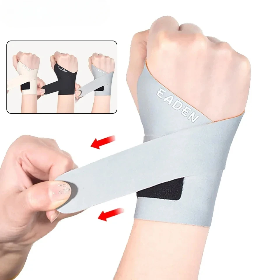 1Pcs Lightweight Wrist Support Fitness Thin Badminton Sports Jacket Wrist Sprain Tendon Sheath Joint Strain Winding Fixation