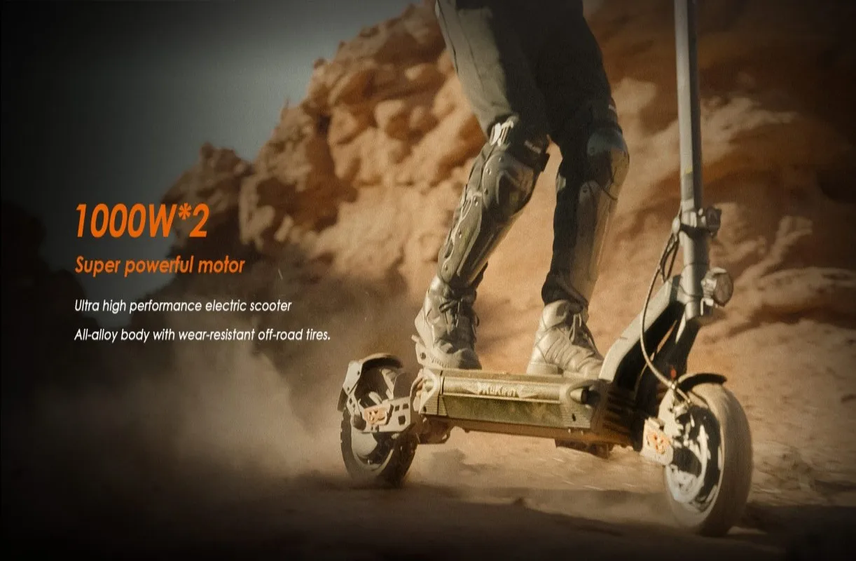 Kukirin G2 Master Foldable Electric engine Electric Soot 52V 20.8Ah li-ion battery maximum speed 60 km/h range 70km