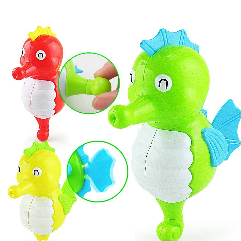 Brinquedo de natação para bebê, Banho, Criança, Wind Up Chain, Banho, Água, Piscina Float, Bathtime Toys for Boys and Girls, Pacote 3