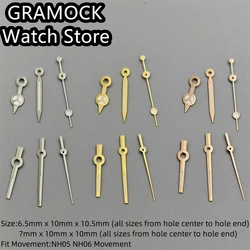 GRAMOCK Women Watch Hands Silver Gold Rose Gold Hands Green Luminous Fit NH05 NH06 movement