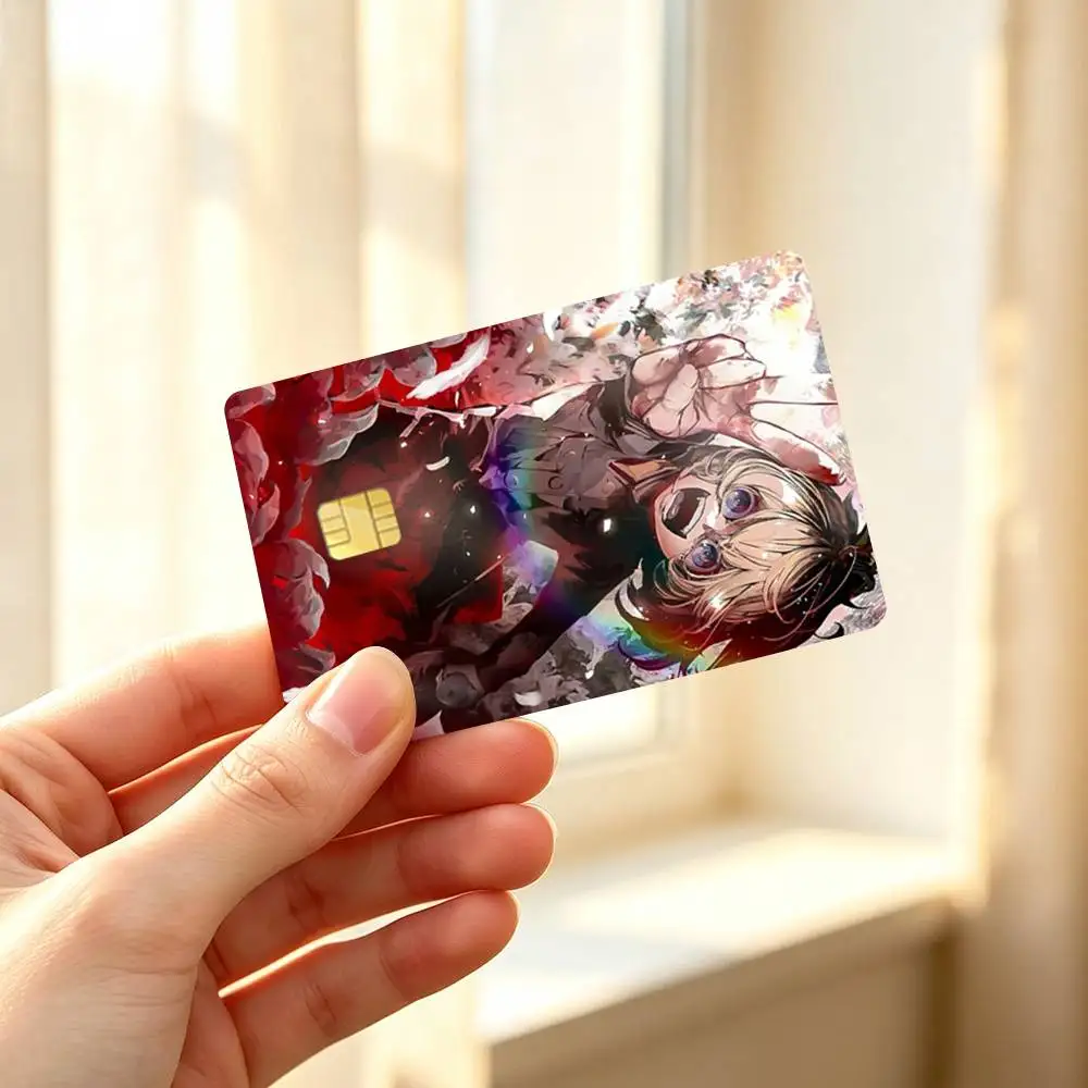 C-Comic Y-Youjo S-Senki Credit Card HD Stickers Premium matte film effectively prevents fingerprints and daily abrasion.