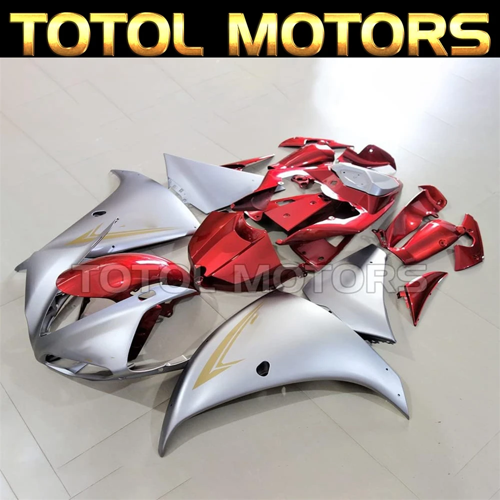 Motorcycle Fairings Kit Fit For Yzf-R1 2009 2010 2011 Bodywork Set High Quality ABS Injection Sliver Red