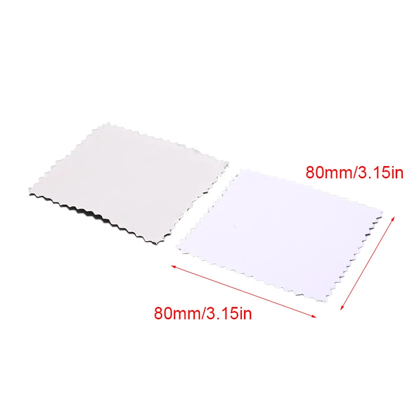 실버 연마 천 클리너, 보석 청소 천, 변색 방지 도구, 50 개