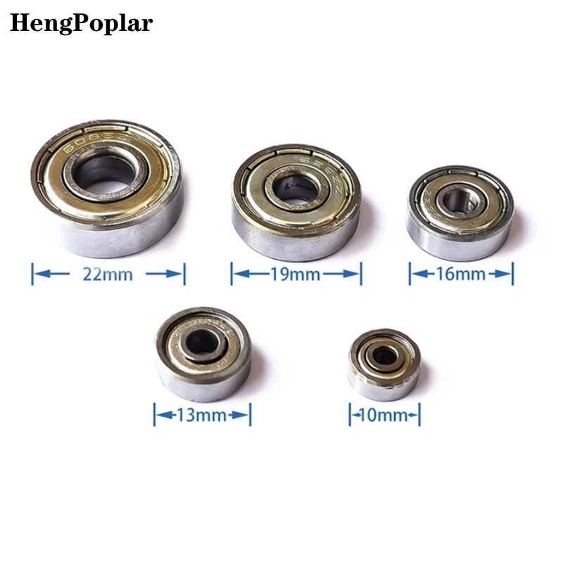 10pcs 623zz 624zz 625zz 626zz 635zz 608zz 688zz Ball Bearing Chrome Steel Ball Bearings 3D Printer Parts bearing Pulley Wheel