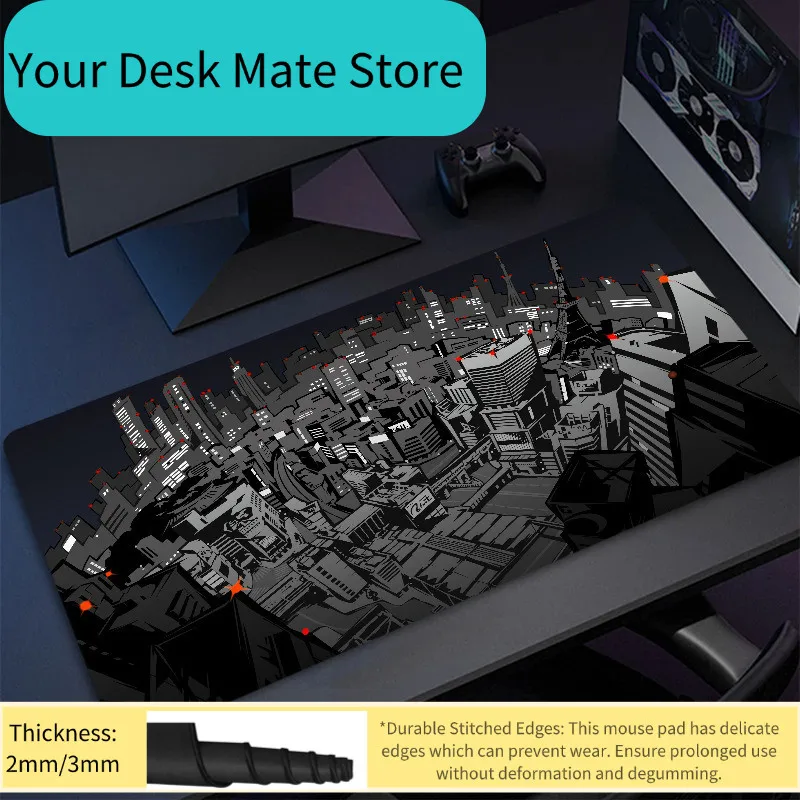 Pc Gaming Mouse Pad Gamer Persona 5 Computer Accessories Non-slip Mat Deskmat Mausepad Mousepad Mats Keyboard Cabinet Mause Pads