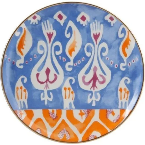 Porland Posh Pattern Flat Plate 28cm