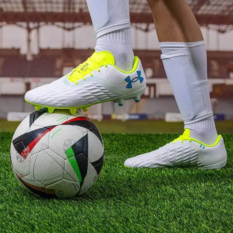 New Under Armour  Sport FG Firm Ground Soccer Cleats 3027038-103/600 UA CLONE Breathable Upper Football Shoes