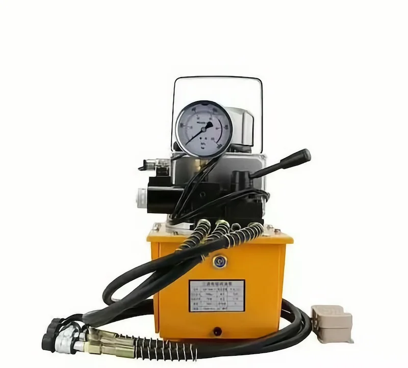 220V 0.75kw Ultra High Pressure Electric Hydraulic Pump Copper Core Motor Three-Way Valve 7L Oil Station Rubber Making Machinery