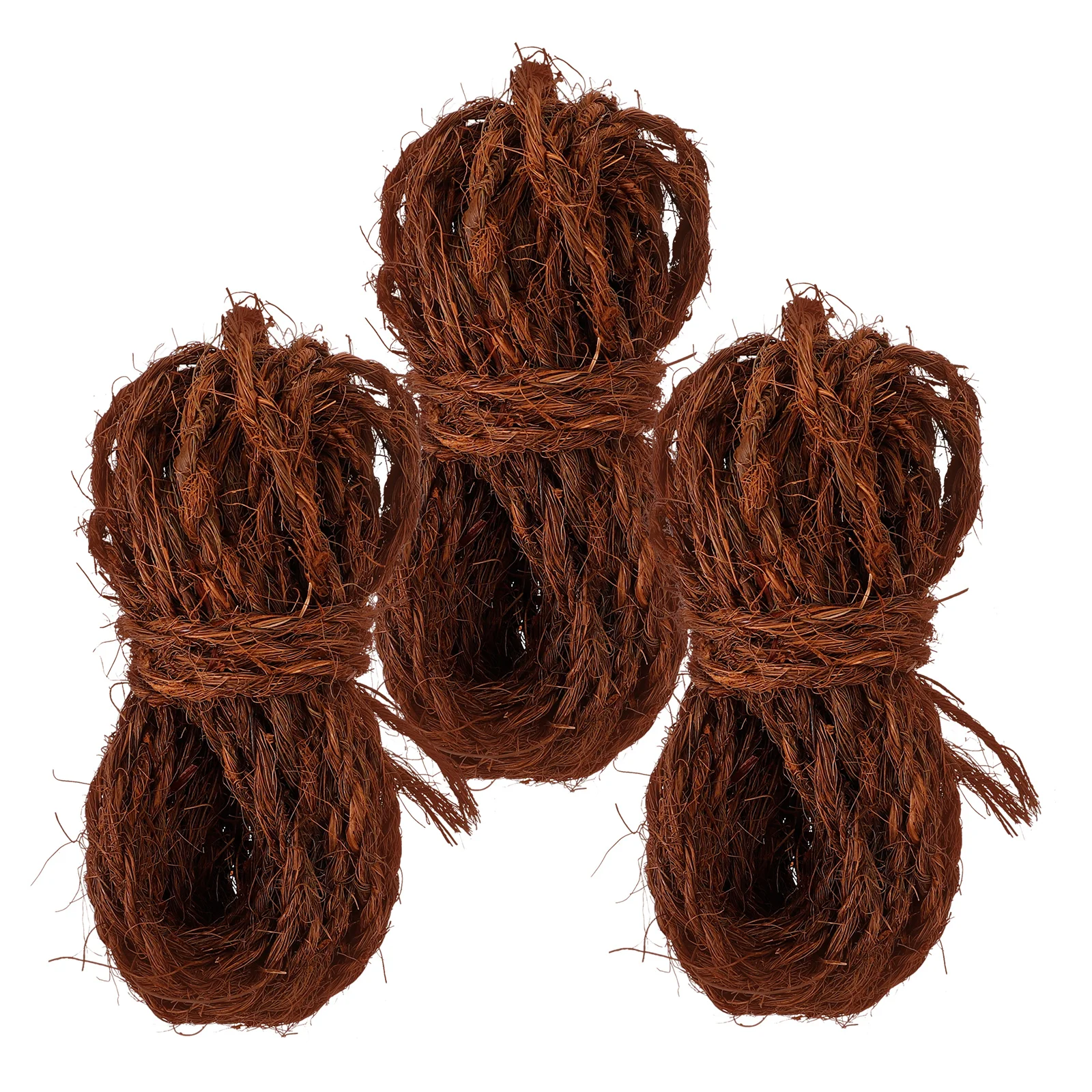 

3 Rolls Braided Rope Gift Wrapping Decorative Cord Diy Packaging Party Favor Bouquet Supply Double-Side Rope Tying Cords Wedding