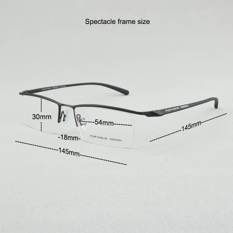 Glasses Frames Men P8190 Korean square Eyeglass Titanium Retro Women Eyeglasses Frames Eyewear Business Design Spectacles Frame