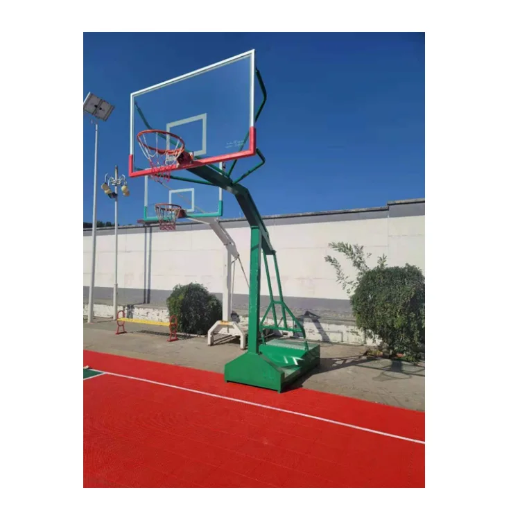 Papan Basket Bola Basket Dalam Ruangan Luar Ruangan Bola Portabel Ring Tujuan Basket dengan Dudukan