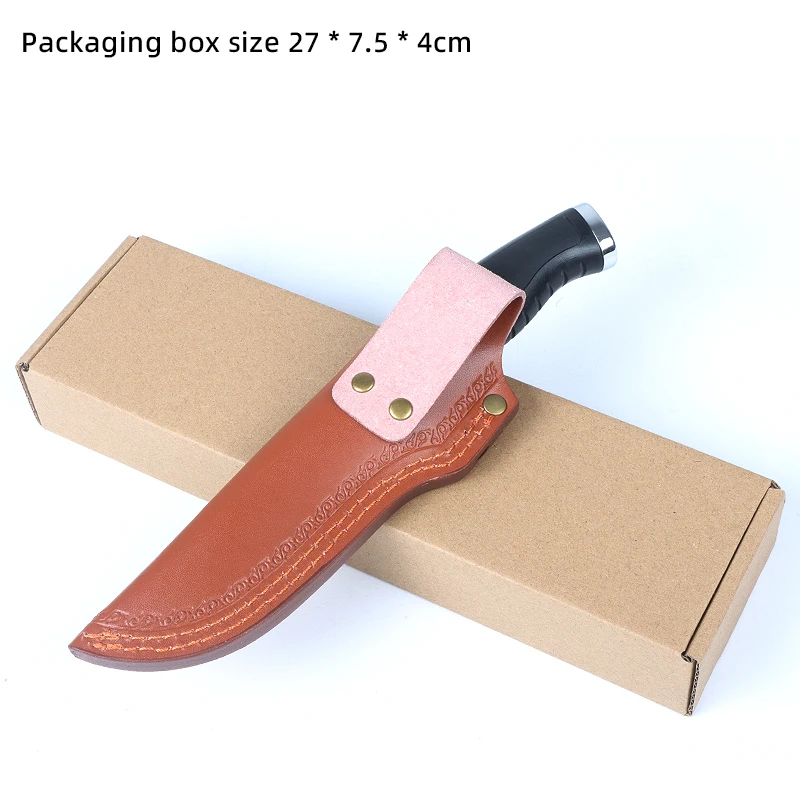 أداة جديدة ذات شفرات ثابتة لعام 2025: مقبض معزز من الألياف الزجاجية + مقبض فولاذي للتخييم في الهواء الطلق أداة إنقاذ تكتيكية