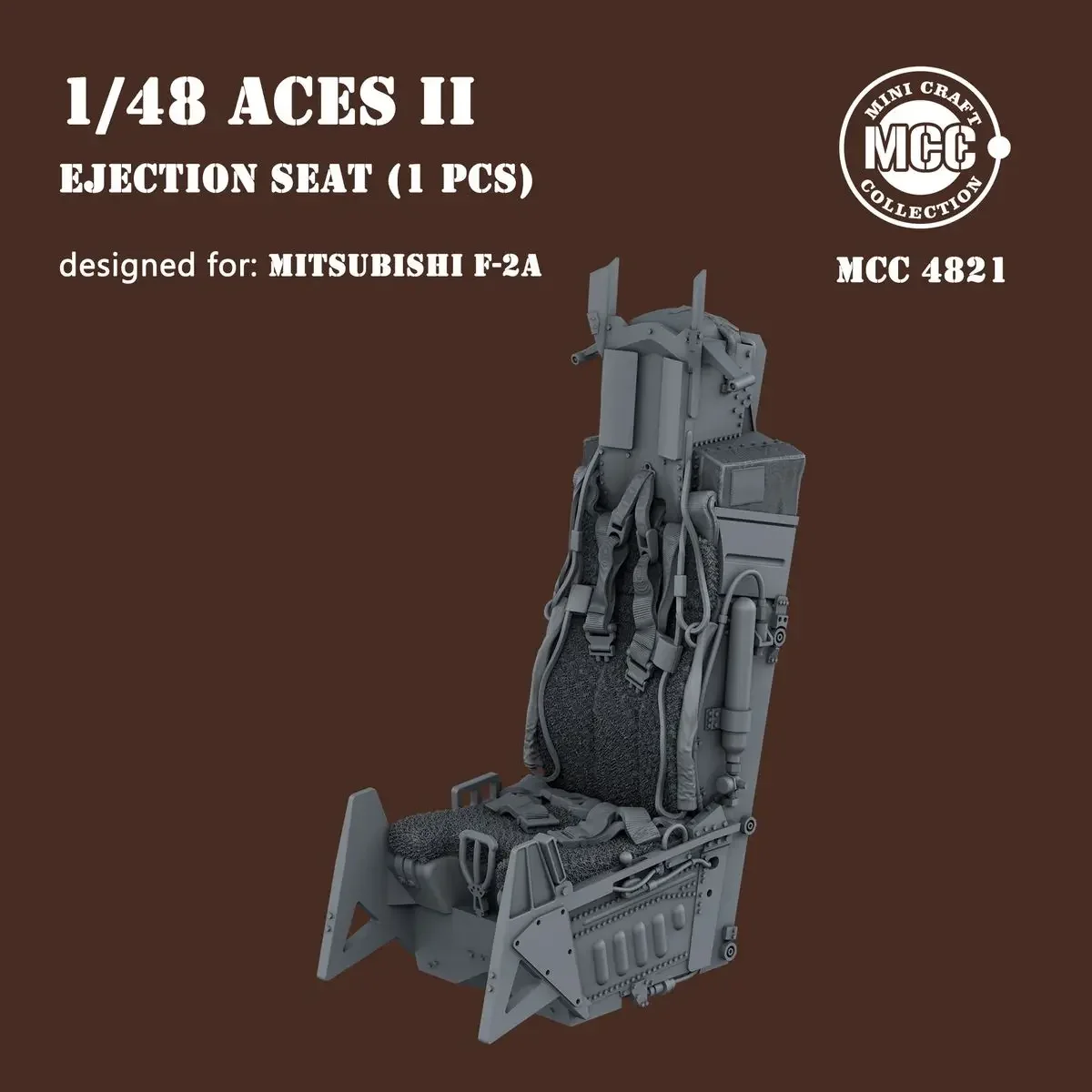 MCC 4821 1/48 Scale ACES ll Ejection Seat for Mitsabishi F-2A (1pcs) - Upgrade Detail Set