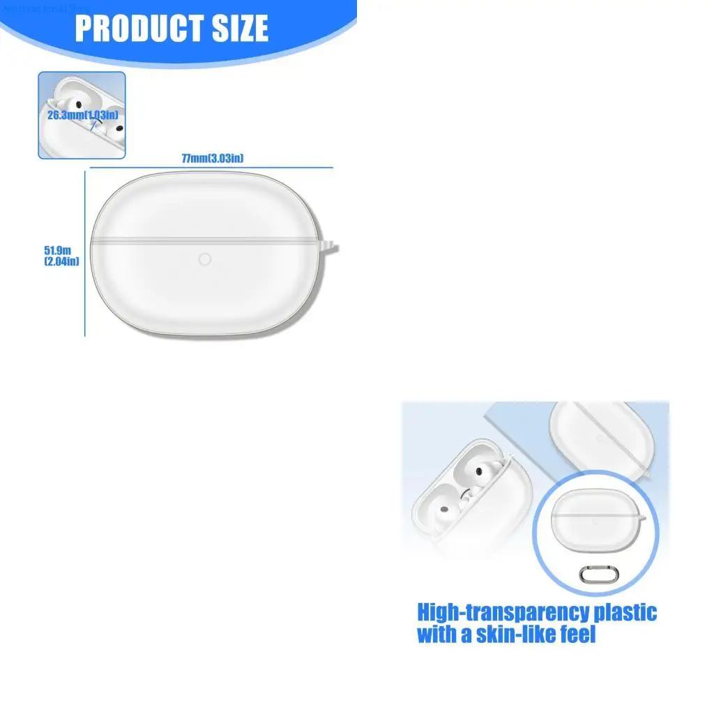N2UB Protective Case Sleeve Housing Waterproof for Earphone Shockproof Nonslip Offering Comprehensive Dust And Water Defense