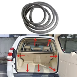Kamshing Für Toyota Land Cruiser Prado 120 LC120 2003-2009 Für LC150 2010-2017 Gummi Schwarz Auto Hinten stamm Heckklappe Dichtung Streifen