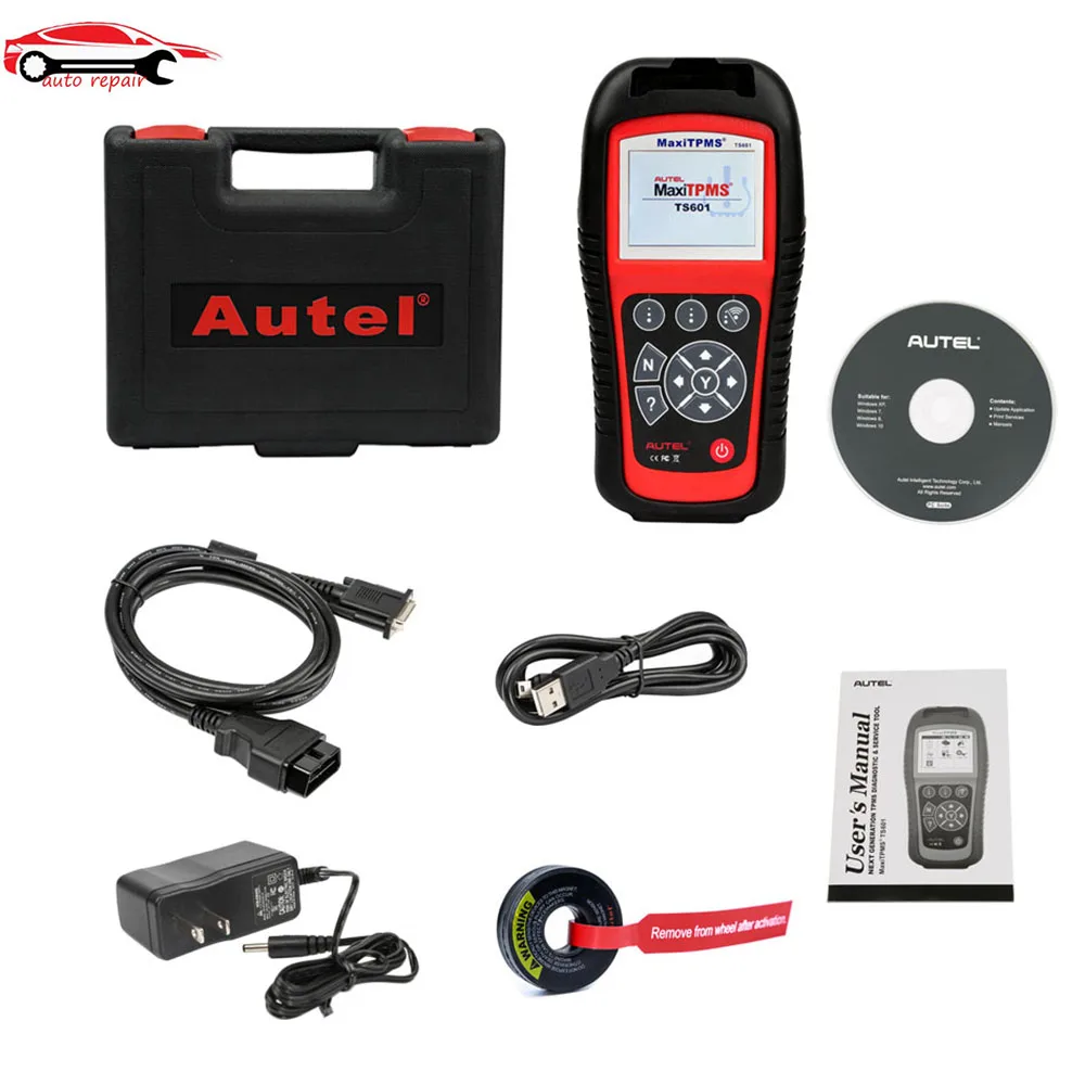 

Autel MaxiTPMS TS601 TPMS Tool OBD2 Scanner Activator Tire Sensor Programming Sensor Active Test Advanced Version of TS501/TS408