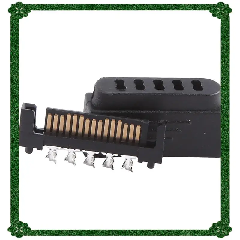 24-Hour Delivery 100Pair L29-Sata Plug 5 Holes SATA Male SATA Male Socket Serial Port 15P Power Connector Shell Plug And Shell