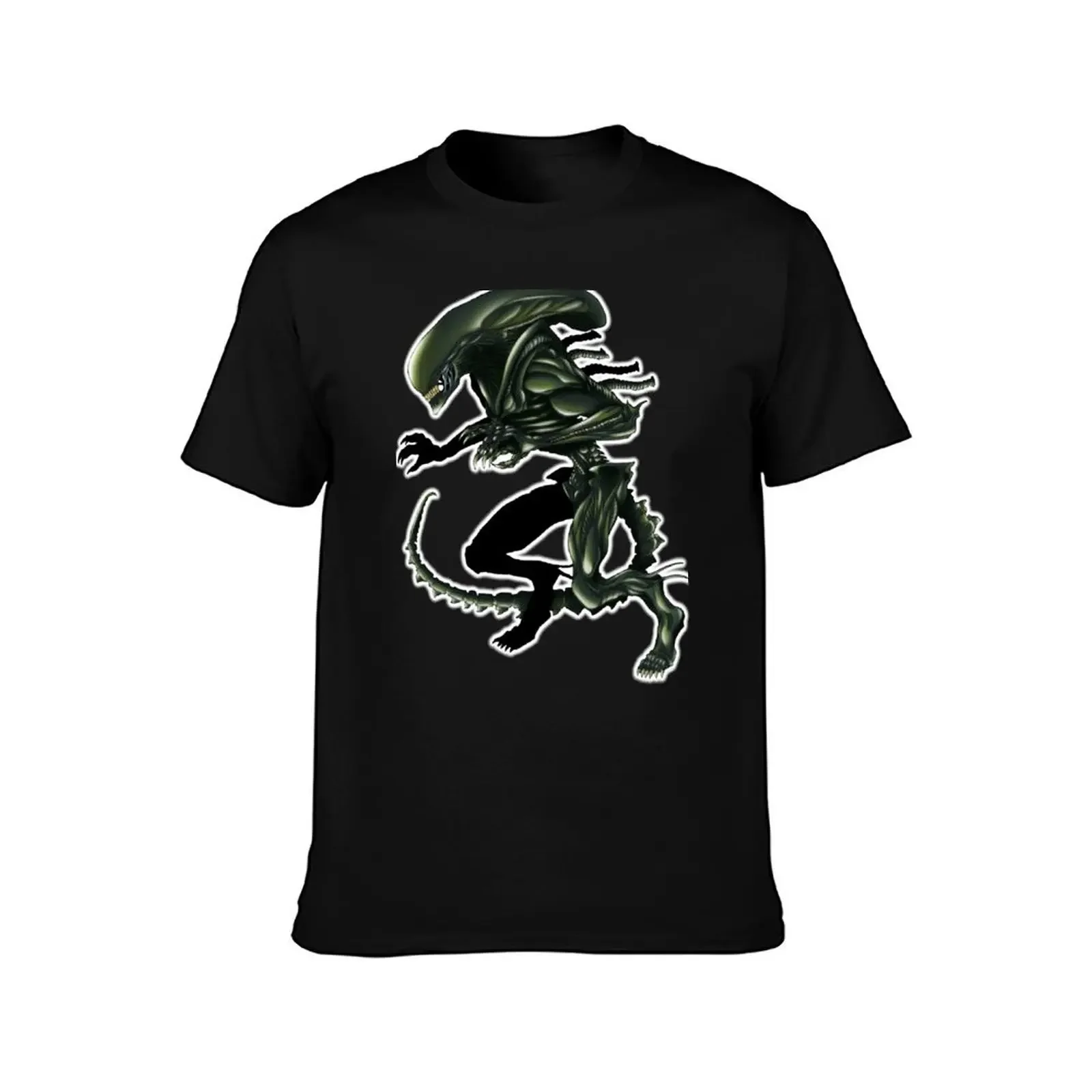 Full Body Xenomorph T-Shirt man clothes rapper graphic tees Funny t-shirt sports fans outfits for men