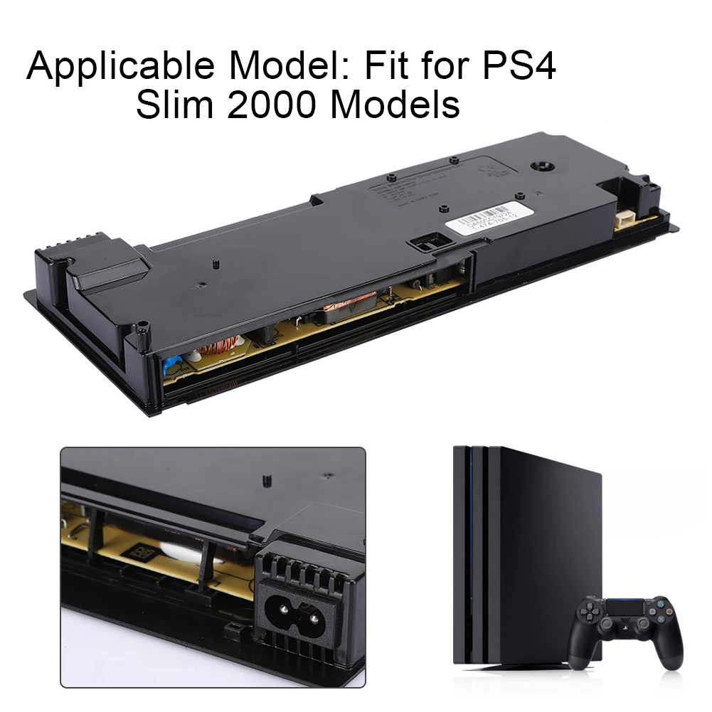 For ADP‑160CR Power Supply Battery Unit Replacement Fit for Sony PS4 Slim 2000 Power Supply