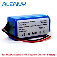 Aleaivy 14.4v 2600mAh Rechargeable Li-ion Batteries for MIJIA Mi Robot Vacuum-Mop Essential G1 Vacuum Cleaner 18650 Battery Pack