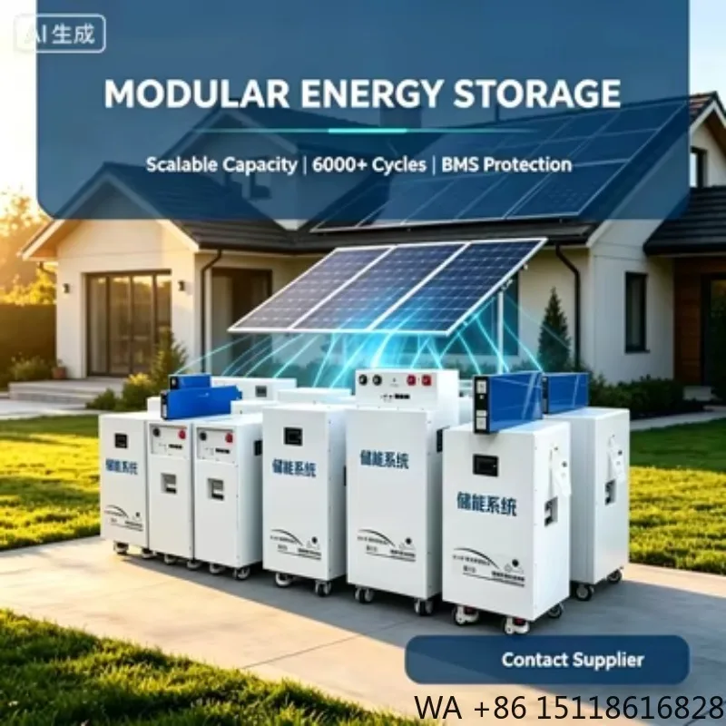 Complete 10Kw Hybrid Inverter 5kva 8Kw 48V on Off Grid with Solar Panels Kit and Batteries Full Package Power System Home