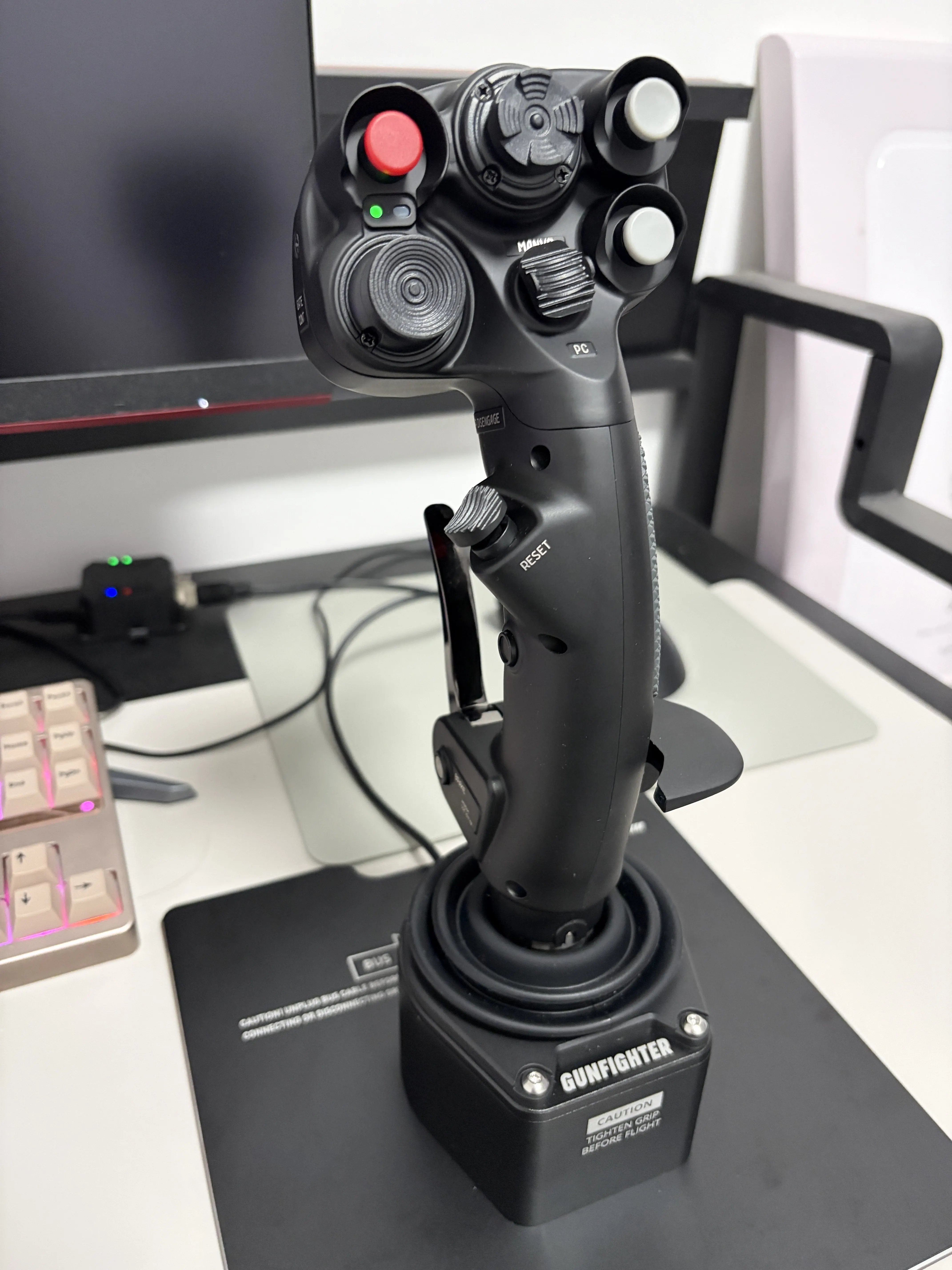 VKB-Sim GF4 MKIV MCG Ultimate Full Metal Flight Joystick Flight Stick HOTAS Controller For DCS F-16 F/A18 Su-27 Flight Simulator