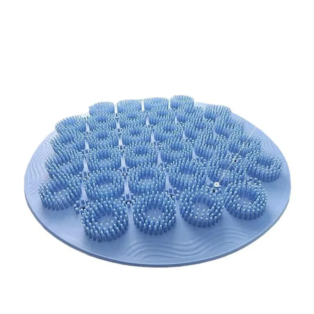 

Solid Color Back Scrubber Multifunction Sucker Back Massage Cleaning Brush TPR Wall Mounted Bath Brush Wash Feet