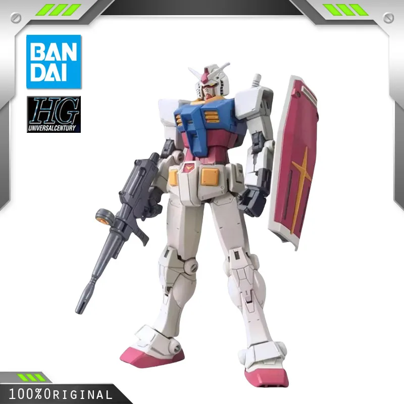 BANDAI Anime HG 1/144 RX-78-2 GUNDAM BEYOND GLOBAL Gundam Assembly Plastic Model Kit Action Toys Figures Gift