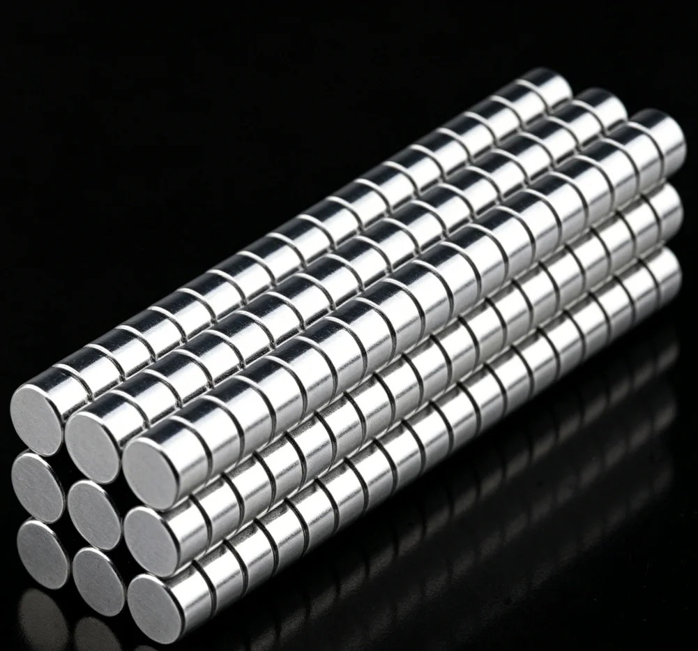 Super Strong N35 Neodymium Magnet Round DIY Fridge Magnets Permanent NdFeB Powerful 8x5mm Pack of 5-50pcs