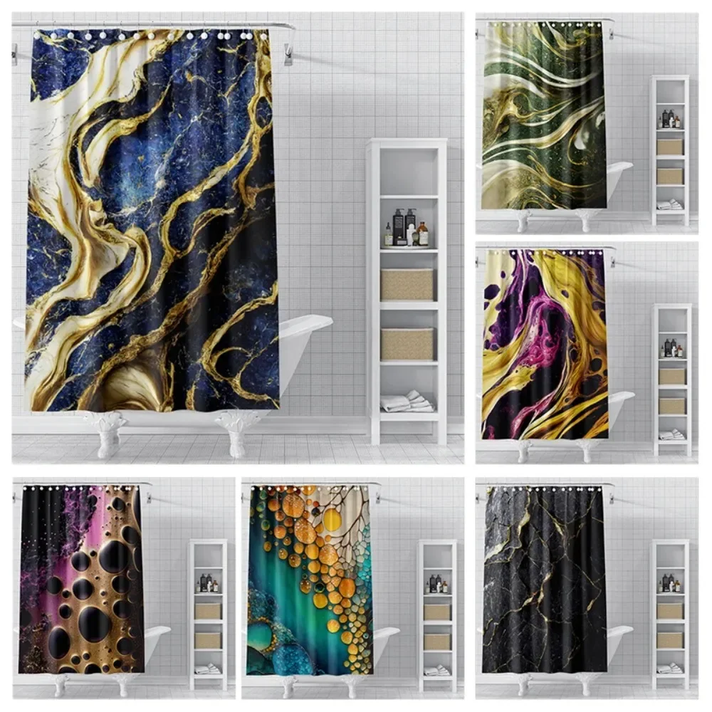 

Home Shower Curtains for Bathroom Waterproof Fabric Modern Nordic Style Bathroom Curtains Shower Curtain