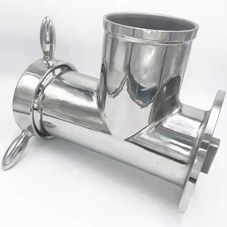 Factory Direct Commercial Stainless Steel Meat Grinder Parts Manual Power 52# Meat Mincer Accessories for Household Use