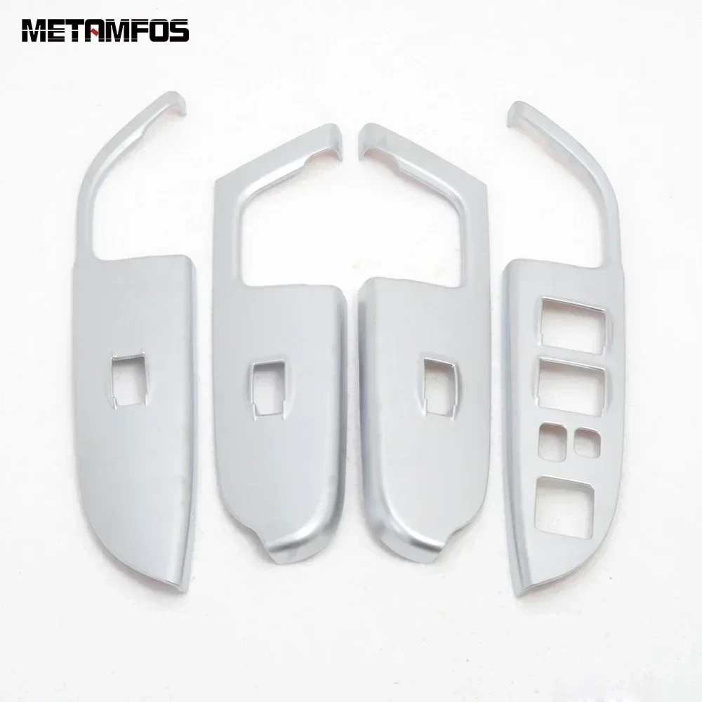 For Mitsubishi ASX 2011-2021 2022 2023 2024 ABS Matte Armrest Decoration Cover Trim Ring Window Lift Switch Frame Accessories
