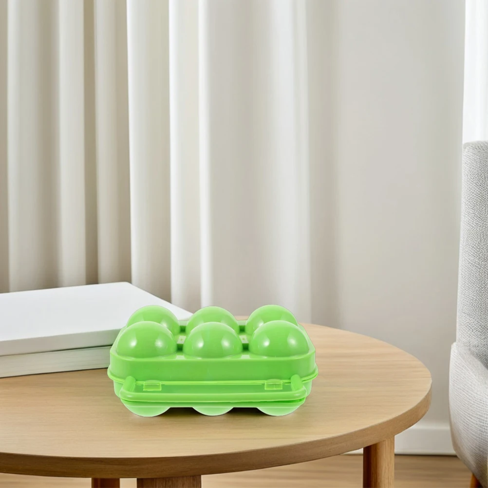 

2 Pcs Outdoor Egg Storage Box Case Container Camping for Plastic Chicken Holder
