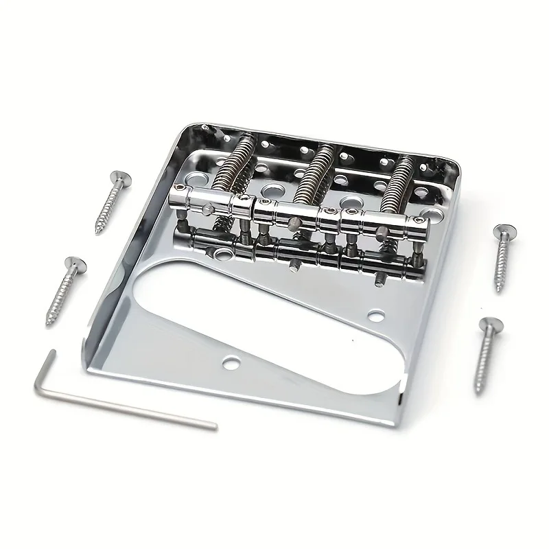 electric-guitar-fixed-bridge-3-intonation-brass-saddle-bridge-with-compensation-hardtail-bridge-electric-guitar-parts-chrome