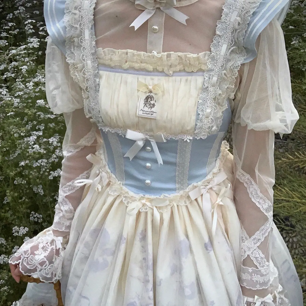 inner cover, dream doll Lolita mesh lace inner cover top, lace shirt is super fairy  tops women  blusas femininas