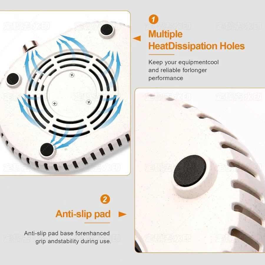 Collecteur de poussière d'ongle avec filtre réutilisable collecteur de poussière de ventilateur d'ongle à faible bruit pour outil professionnel d'ongle de collecteur de poudre d'ongle