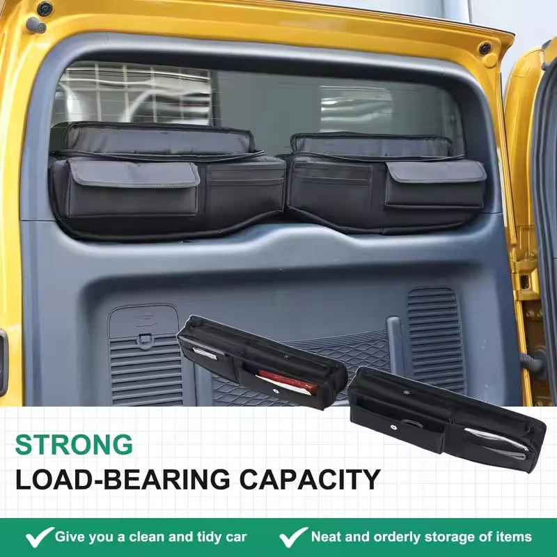 For BYD Equation Leopard 5 8 Denza B5 Denza B8 2023-2026 Tailgate Window Storage Bag Rear Window Cargo Organizer Stowing Tidying