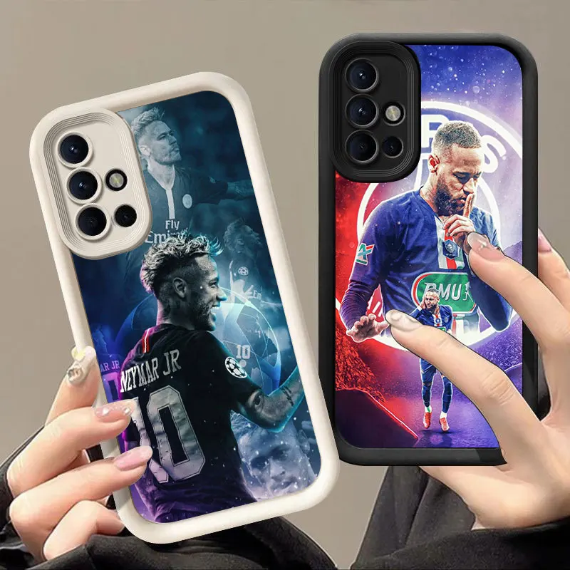 Football Neymar Mbappe Soft Silicone Phone Case For Samsung Galaxy S20 S21 S23 FE S22 S24 Plus Ultra Note 20 Ultra