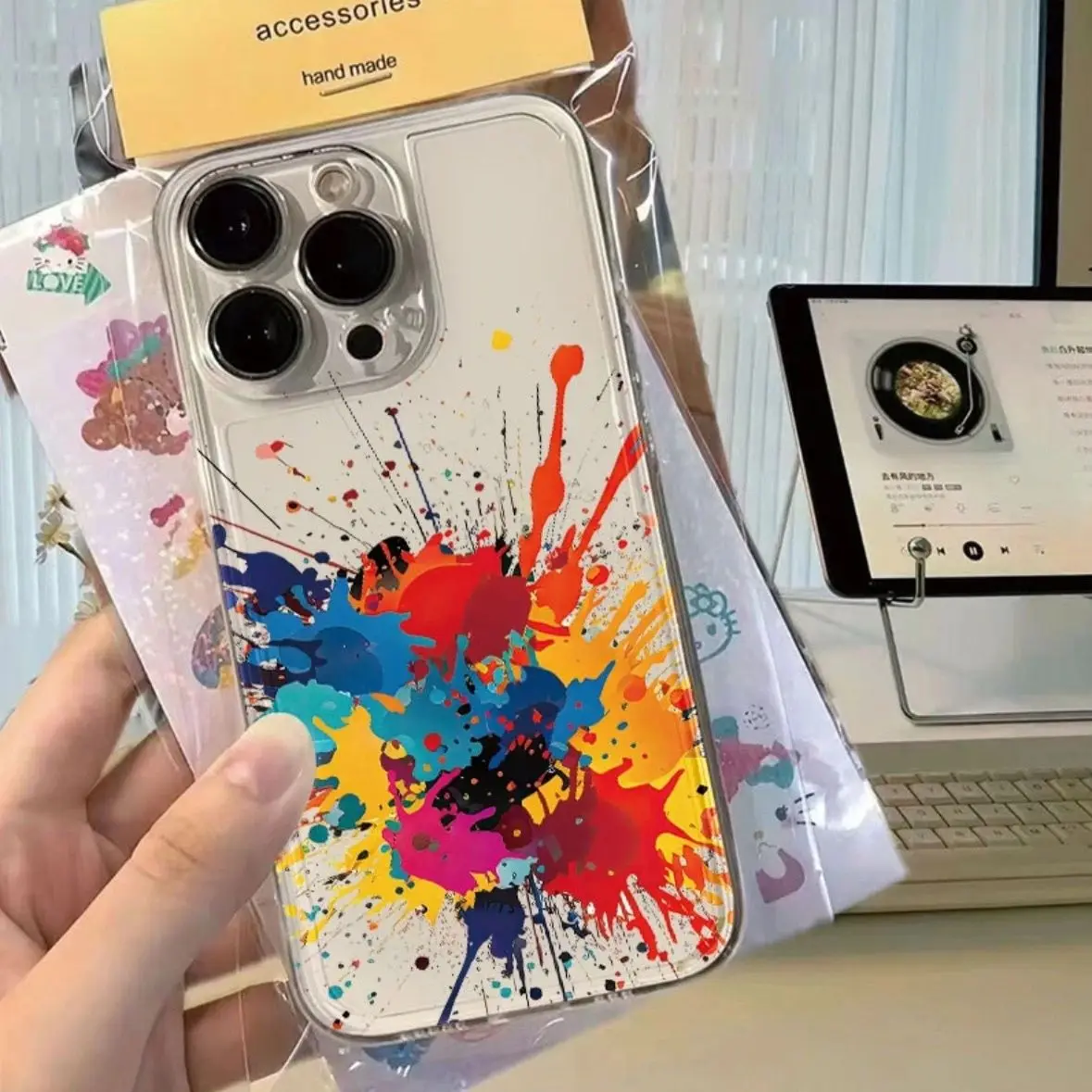 Funda de teléfono de inyección de tinta de guitarra de Graffiti divertido para Xiaomi Redmi Note 13, 12, 12S, 11, 10, 9, 9s, 9T, 8, A1, A2, A3, K40 Pro Plus, 4G, 5G