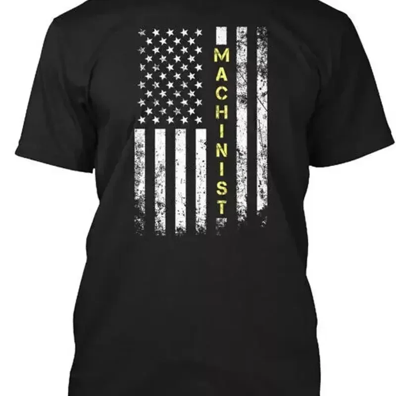 Machinist Job American Flag T Shirt S to 5XL Fast Shipping