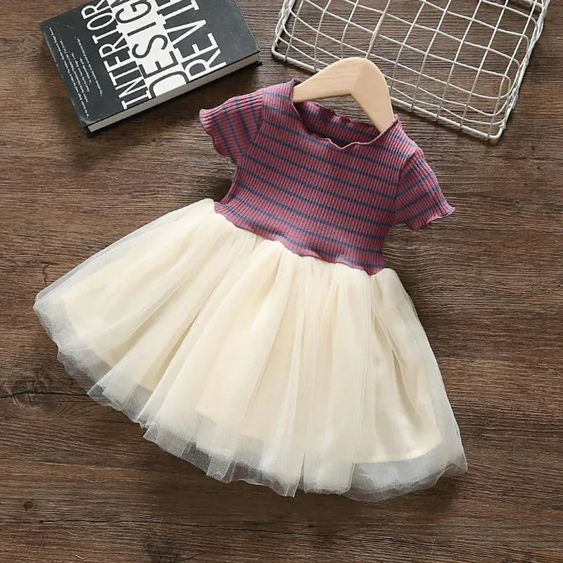 

2025 New Girls Dress sleeveless Kids Clothes Summer Princess Dresses Party Baby Dresses for Children Clothing Flower 1-6Y