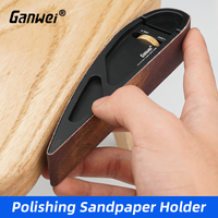 Sandpaper hand holder adjustable manual curve sanding polishing belt sander sandboard woodworking