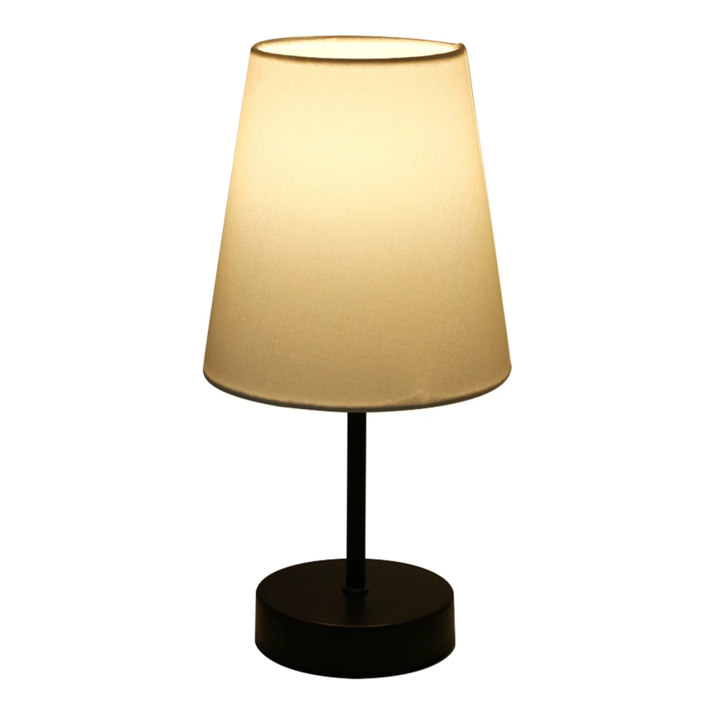 USB Port Minimalist Table Lamp Touch Control 3 Way Dimmable with Mental Base for Bedroom for Living Room Dorm Home Office