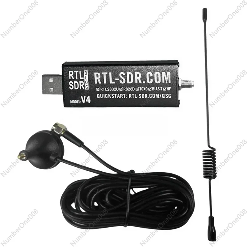 RTL2832U RTL-SDR Blog V4 R828D 1PPM TCXO SMA RTLSDR Software Defined Radio Receiver Multipurpose Antenna